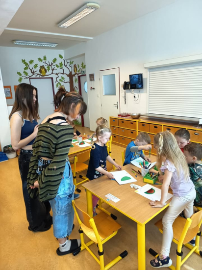 Naše mateřská škola Školská měla znovu milou návštěvu – tentokrát další skupinu…
