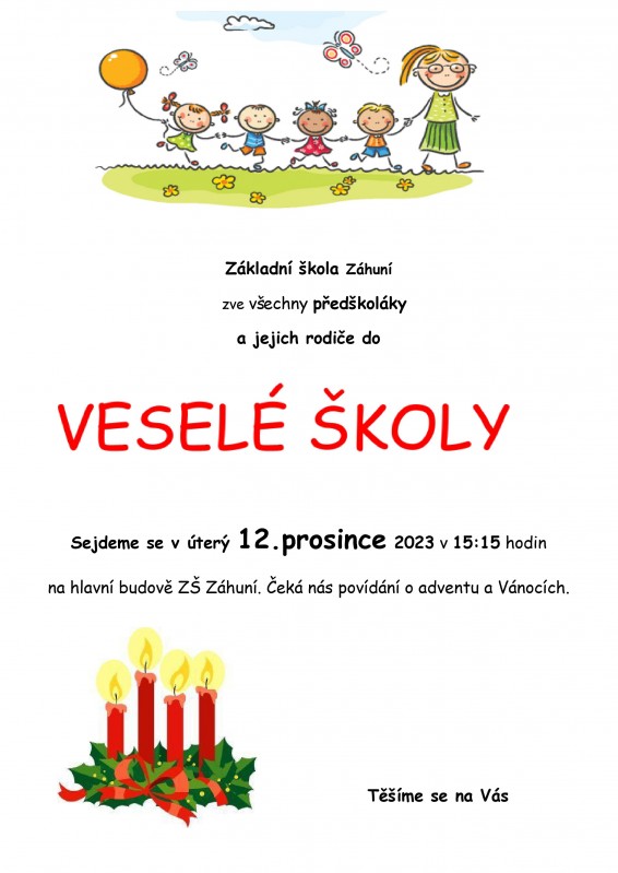Veselá škola prosinec