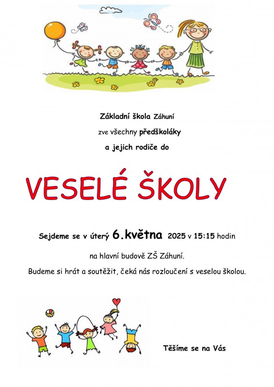 Veselá škola leden